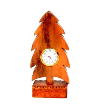 83.  Wooden Fancy table clock