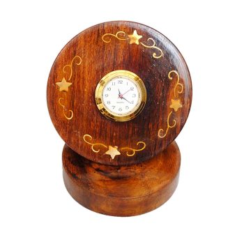 39. Wooden Table Clock